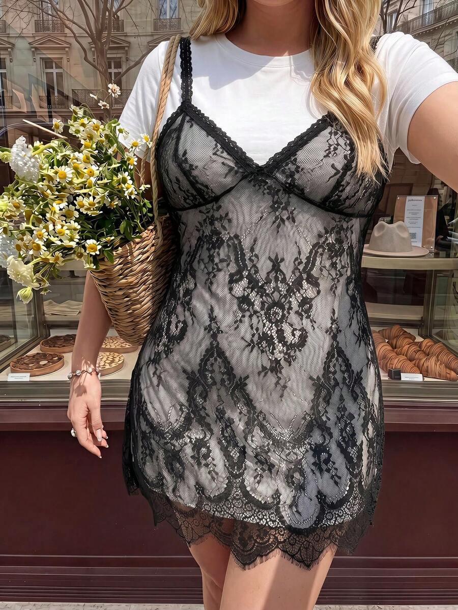SHEIN SUKIENKA MINI KORONKA S09__XL