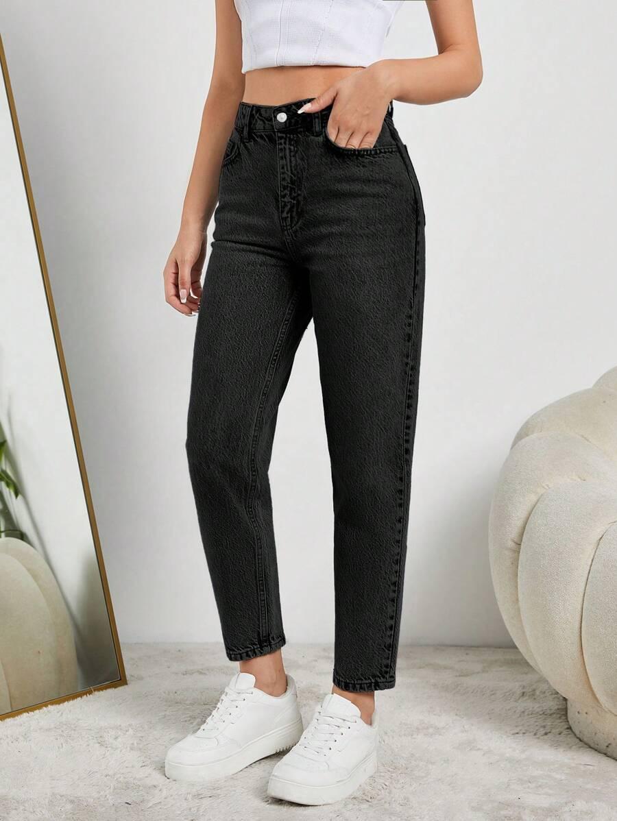 SHEIN SPODNIE JEANS CASUAL S09__L