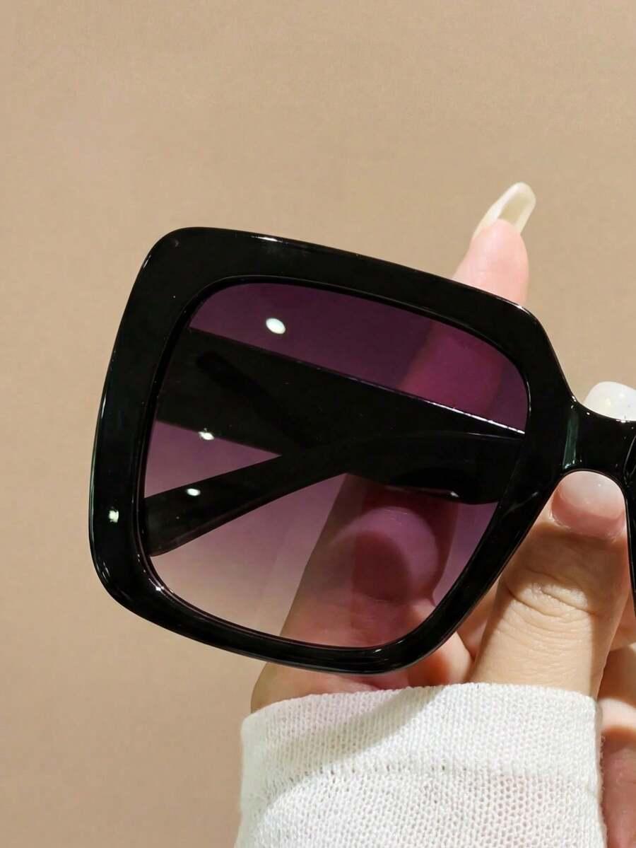 SHEIN CZARNE OKULARY PRZECIWSŁONECZNE S07