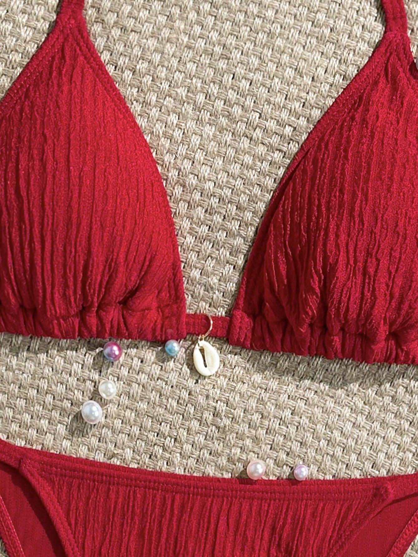 SHEIN DWUCZĘŚCIOWY STRÓJ KĄPIELOWY S09__S