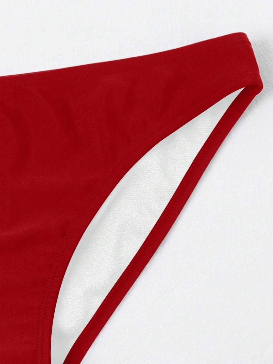 SWIM VCAY CZERWONY DÓŁ OD BIKINI S06__L