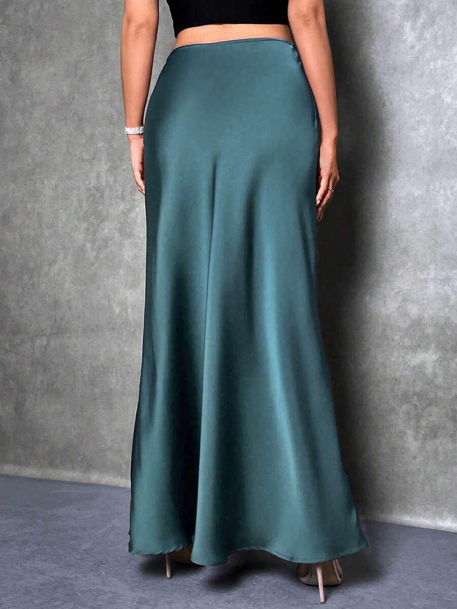 GLAMINE SATYNOWA MAXI SUKIENKA S06__XS