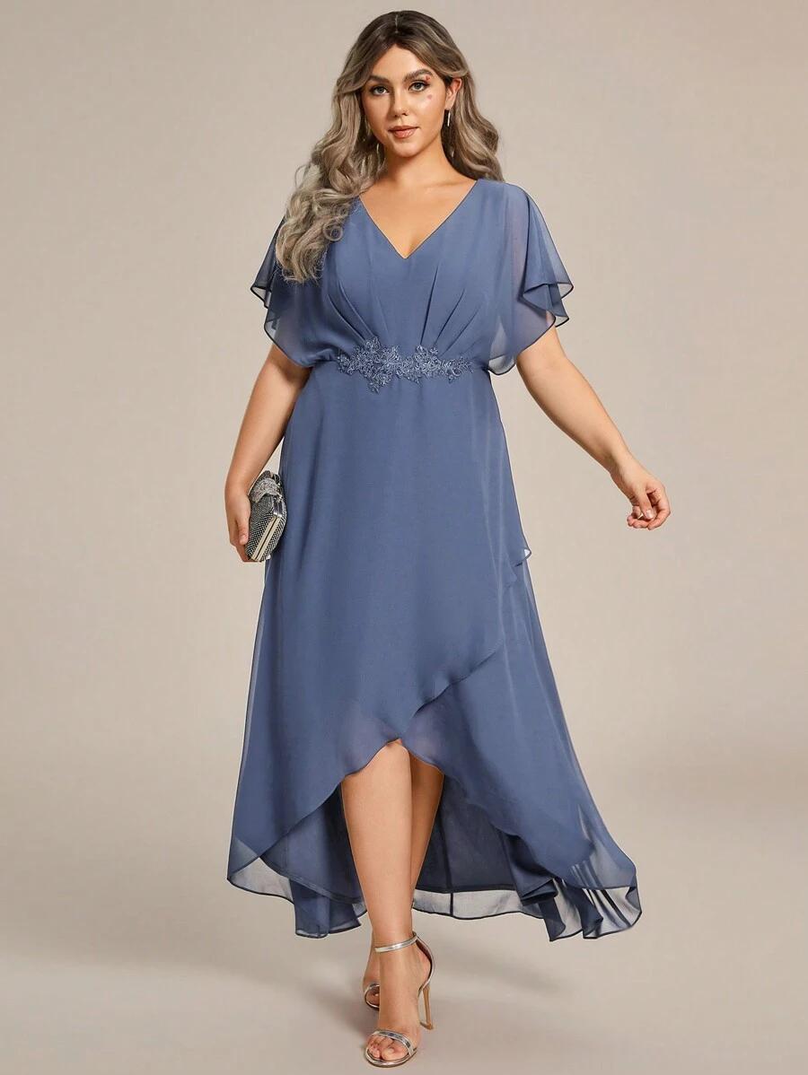 SHEIN NIEBIESKA MAXI SUKIENKA S06__XXL