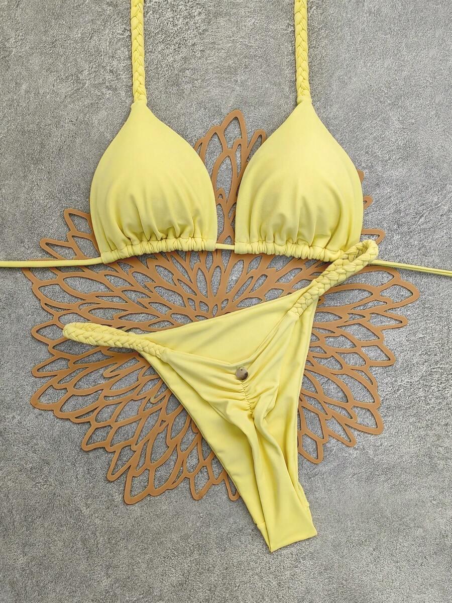 SHEIN DWUCZĘŚCIOWY STRÓJ KĄPIELOWY S09__XS
