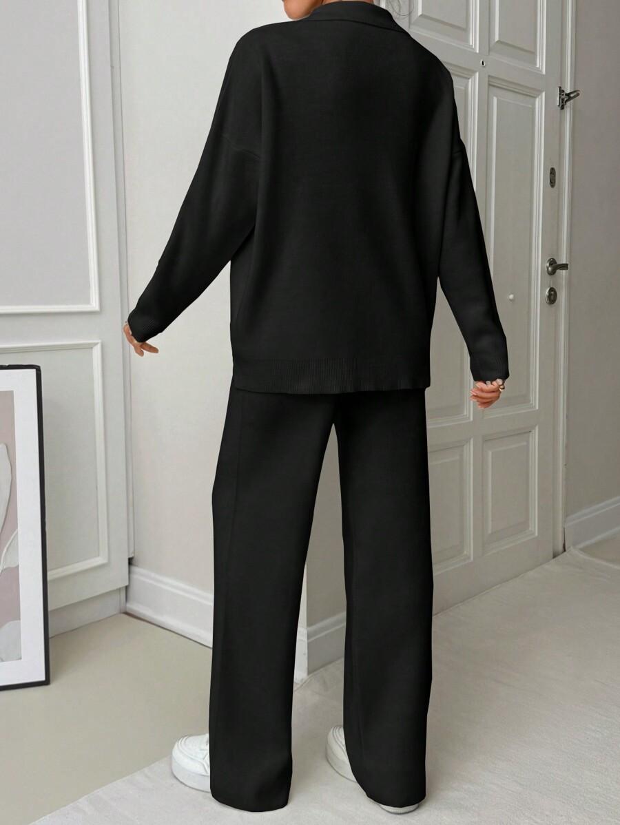 SHEIN SWETER SPODNIE KOMPLET S06__L