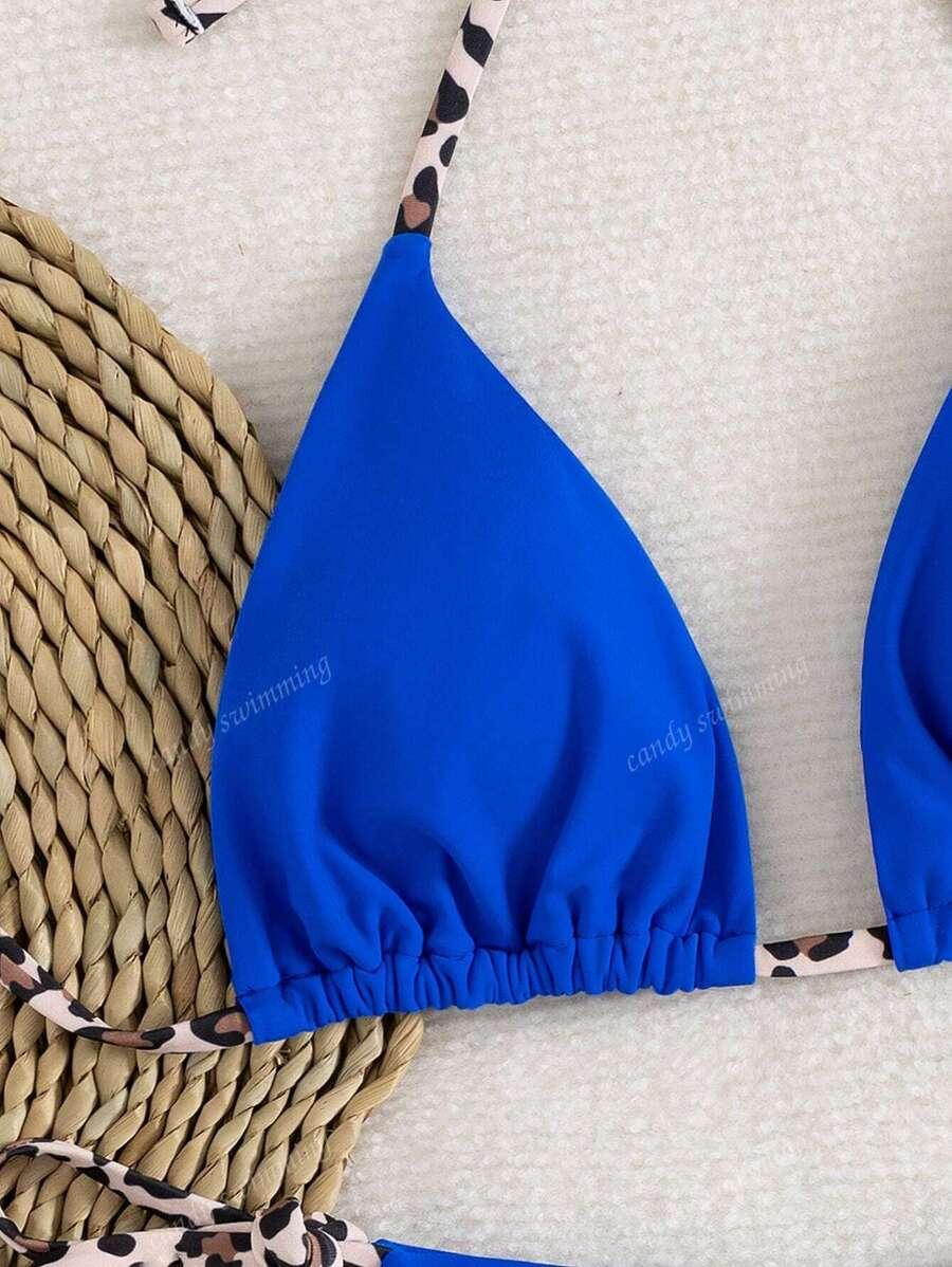 SHEIN DWUCZĘŚCIOWY STRÓJ KĄPIELOWY S09__L