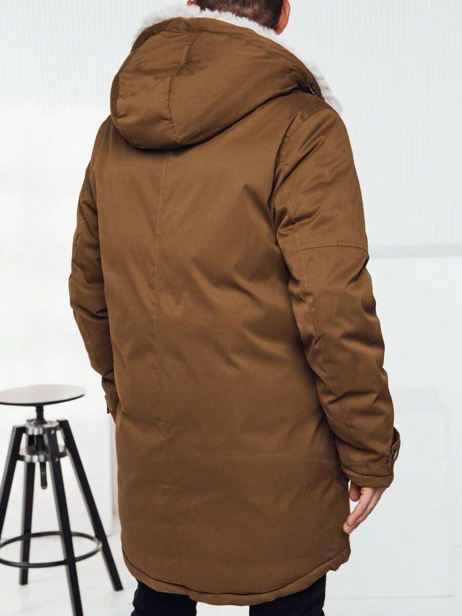 SHEIN BRĄZOWA KURTKA ZAMEK W01__50