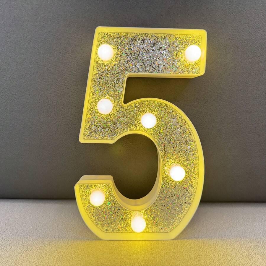 SHEIN ŚWIECĄCA CYFRA 8 LED S07__21X10