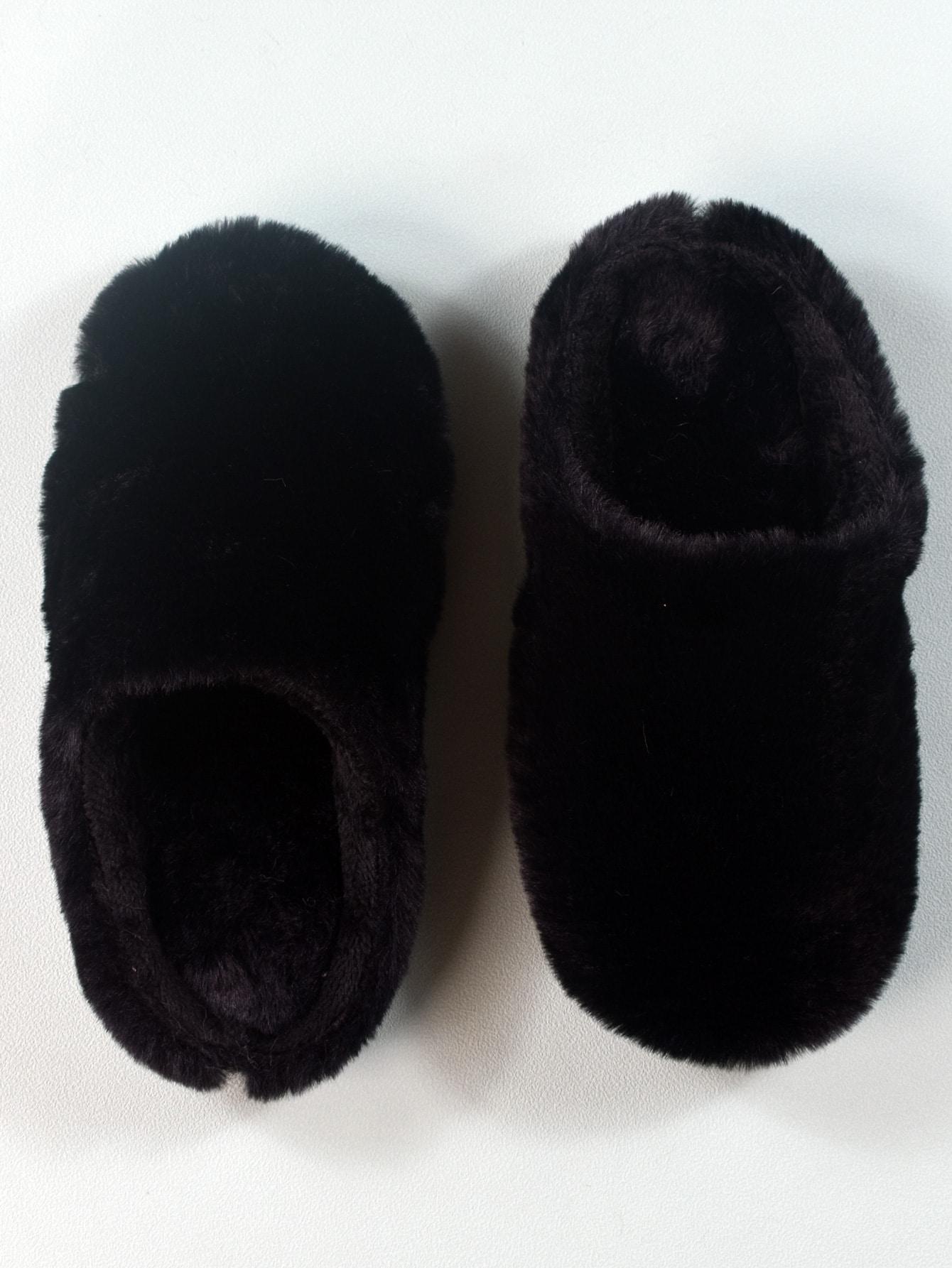 SHEIN CZARNE KAPCIE MIŚ S06__36-36,5