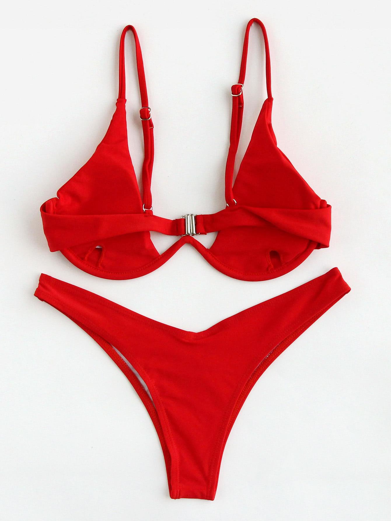 SHEIN DWUCZĘŚCIOWY STRÓJ KĄPIELOWY S09__XL