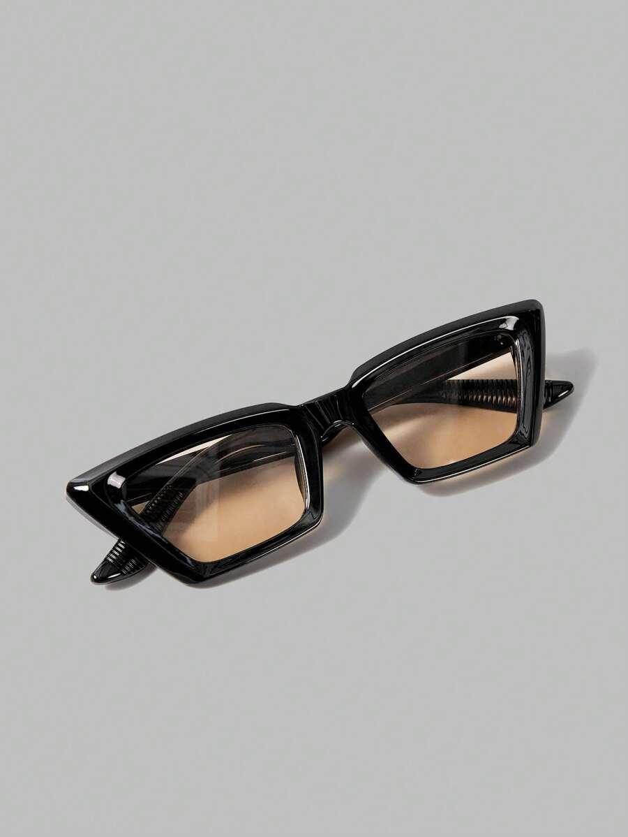 SHEIN CZARNE OKULARY PRZECIWSŁONECZNE S07