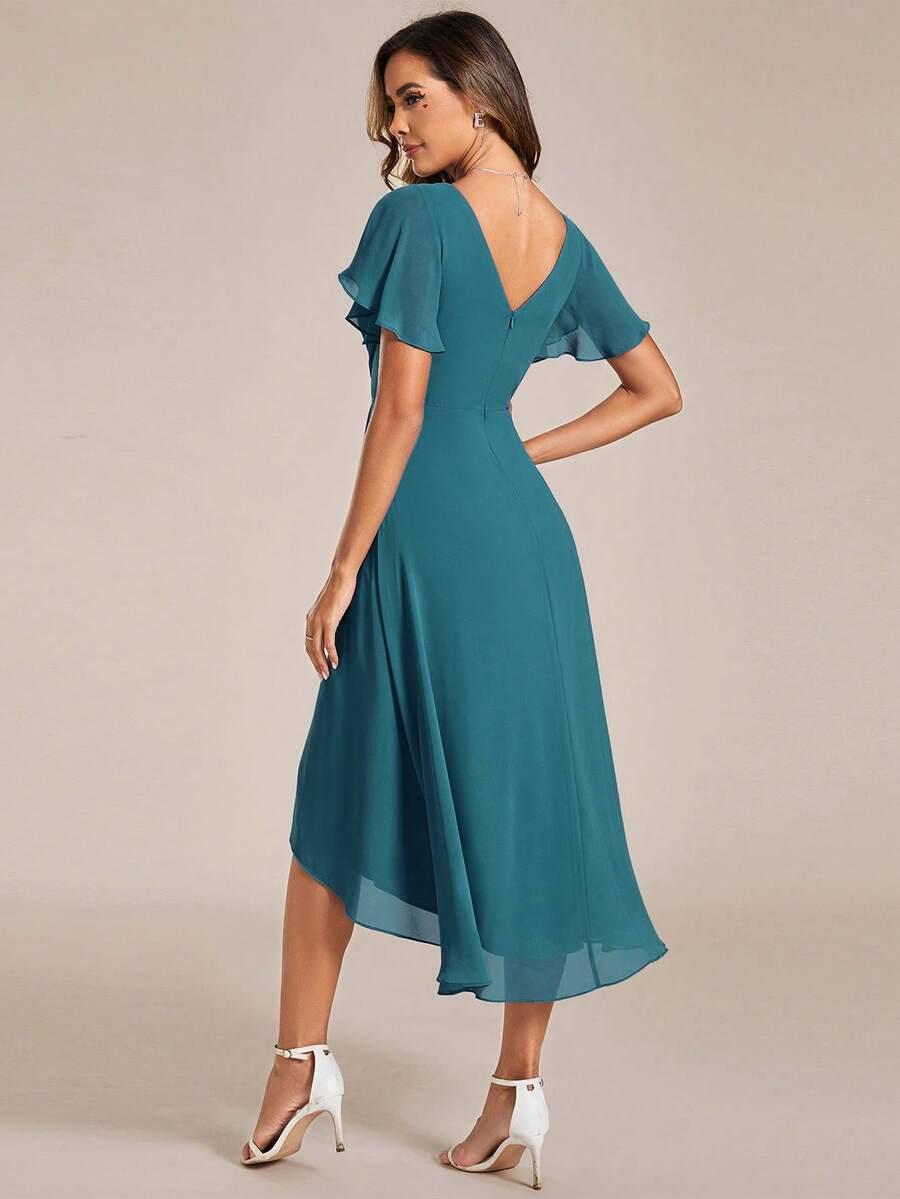 EVERPRETTY NIEBIESKA MIDI SUKIENKA S06__XXL