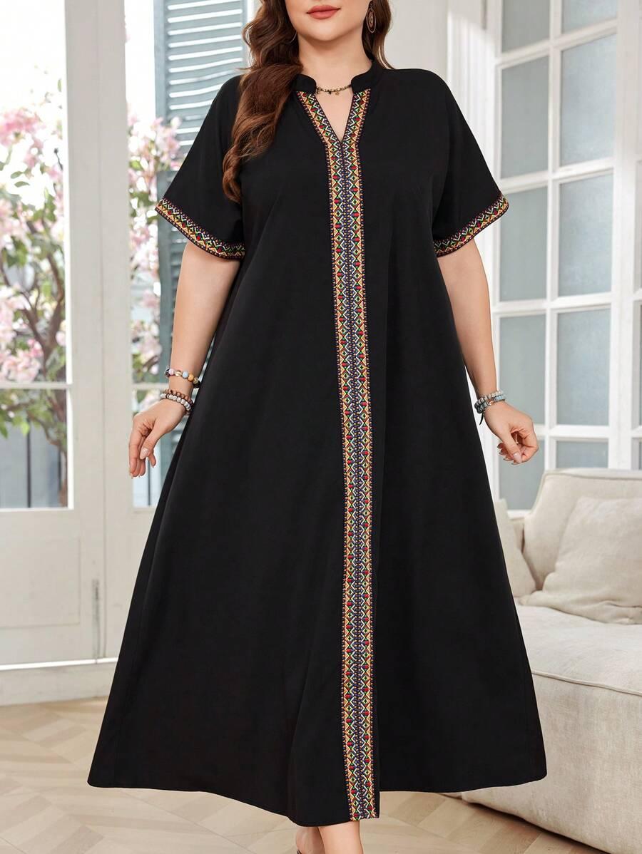 LACOMFIA CZARNA MAXI SUKIENKA S06__48