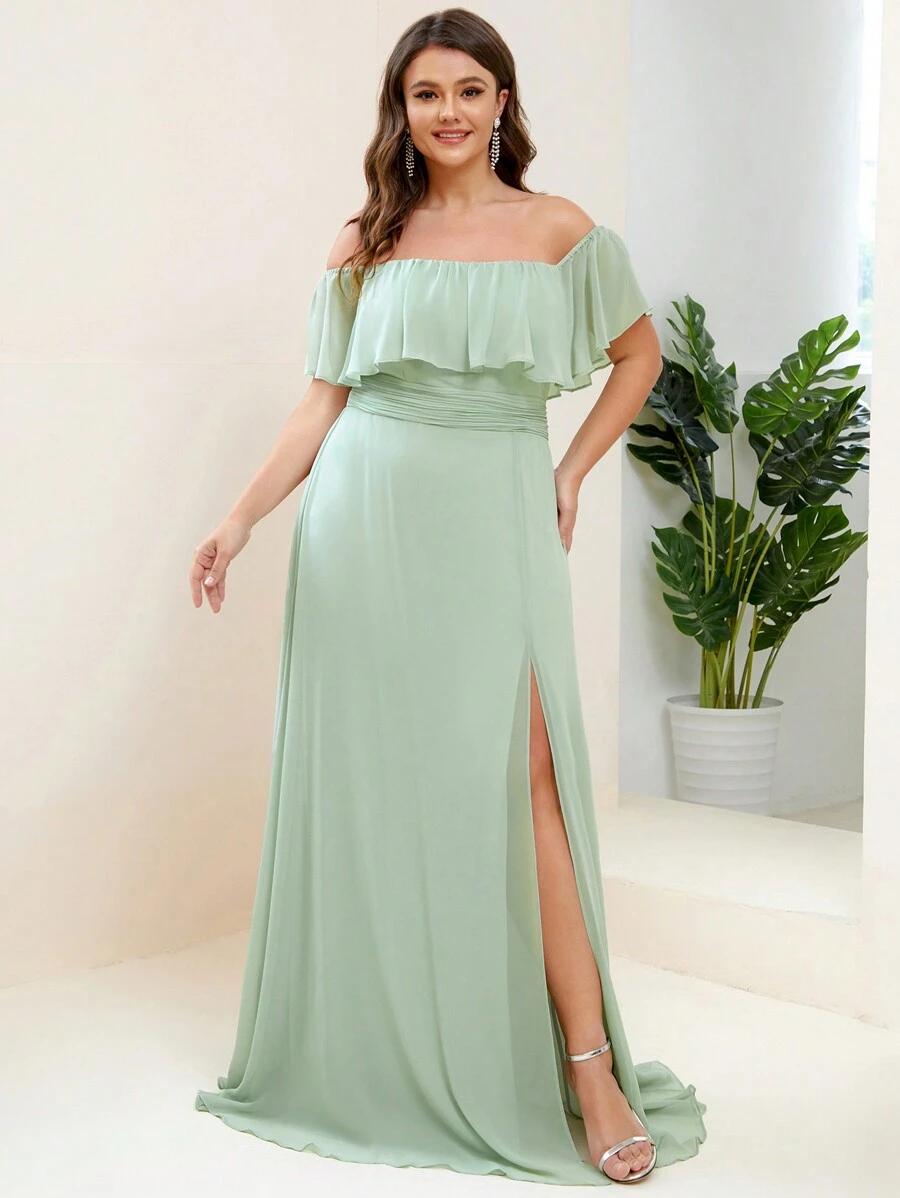 EVERPRETTY ZIELONA MAXI SUKIENKA S06__3XL