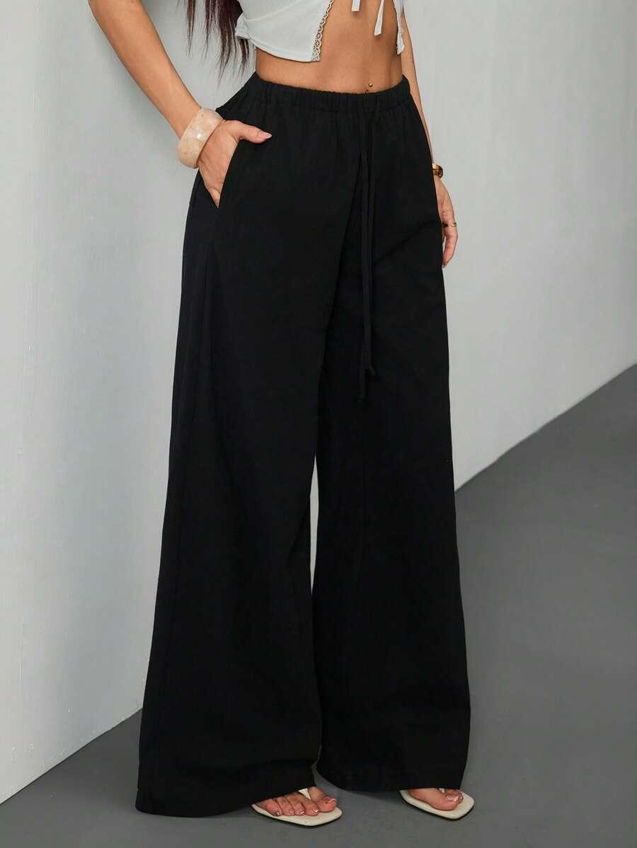 VIVAMERE CZARNE SPODNIE CASUAL S09__XXS