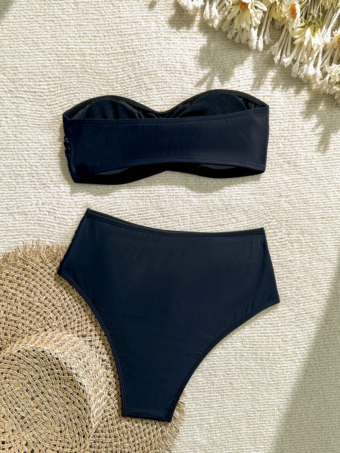 SHEIN DWUCZĘŚCIOWY STRÓJ KĄPIELOWY S09__M