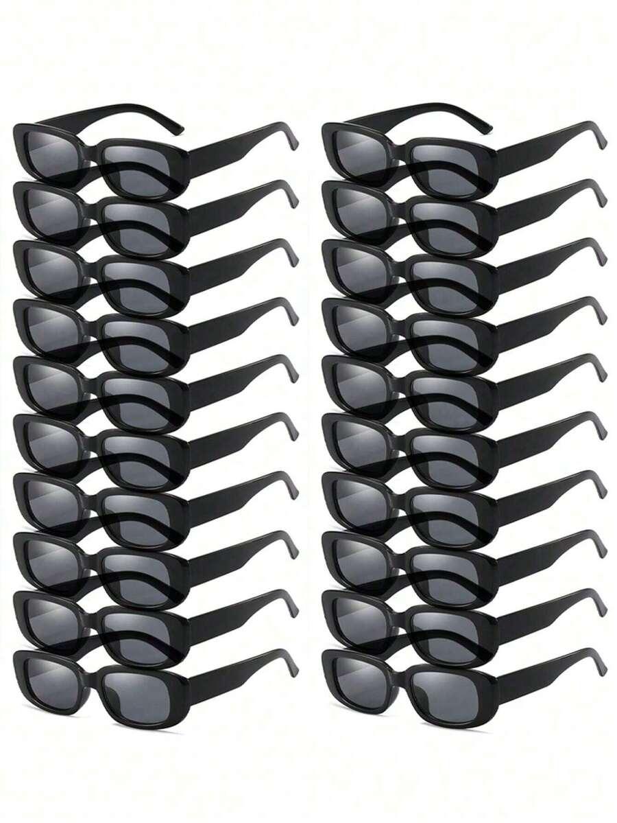 SHEIN BIAŁE OKULARY 5-PACK S07