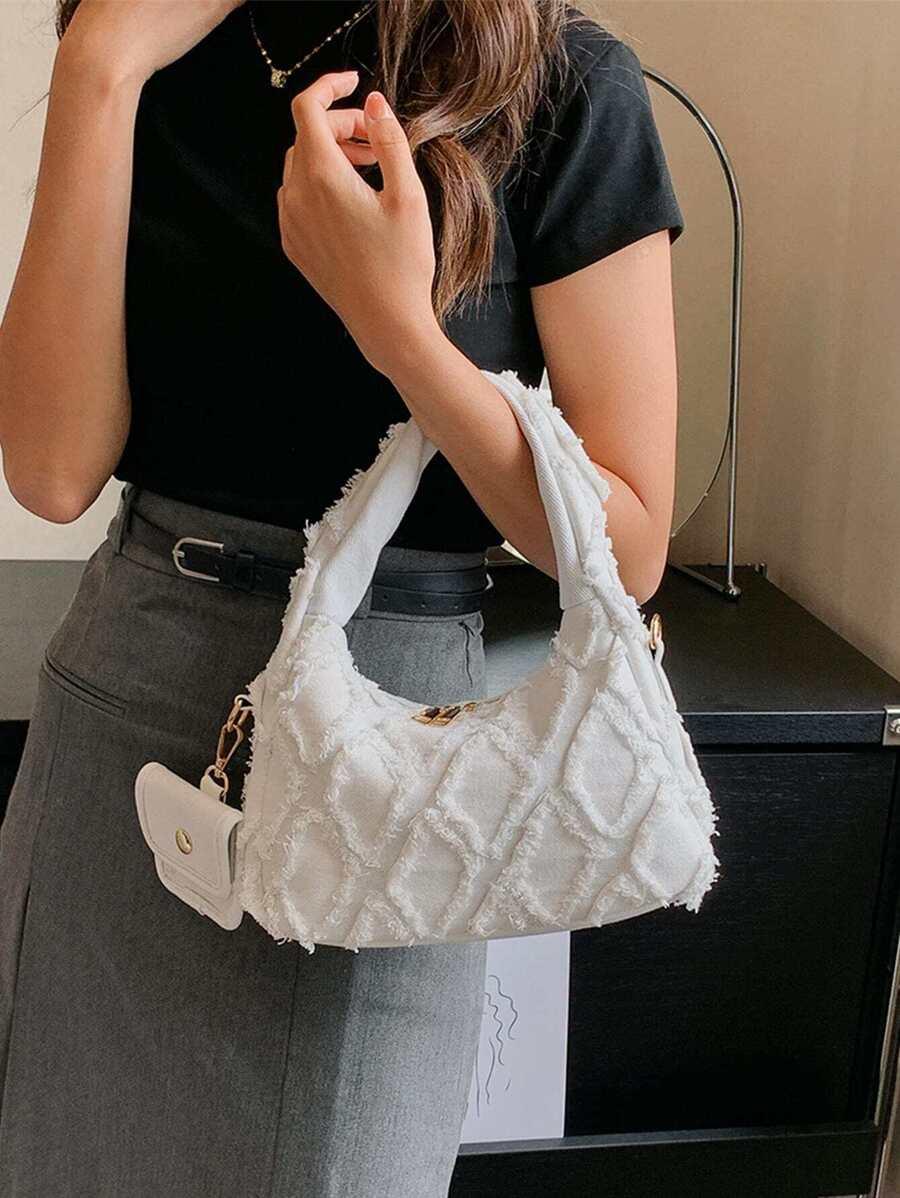 SHEIN BIAŁA TOREBKA NA RAMIĘ S07__26X16