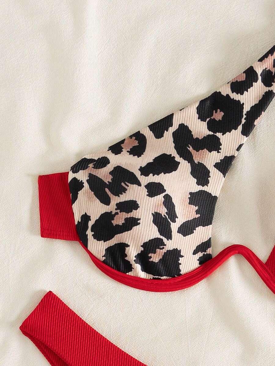 SHEIN DWUCZĘŚCIOWY STRÓJ KĄPIELOWY S09__L
