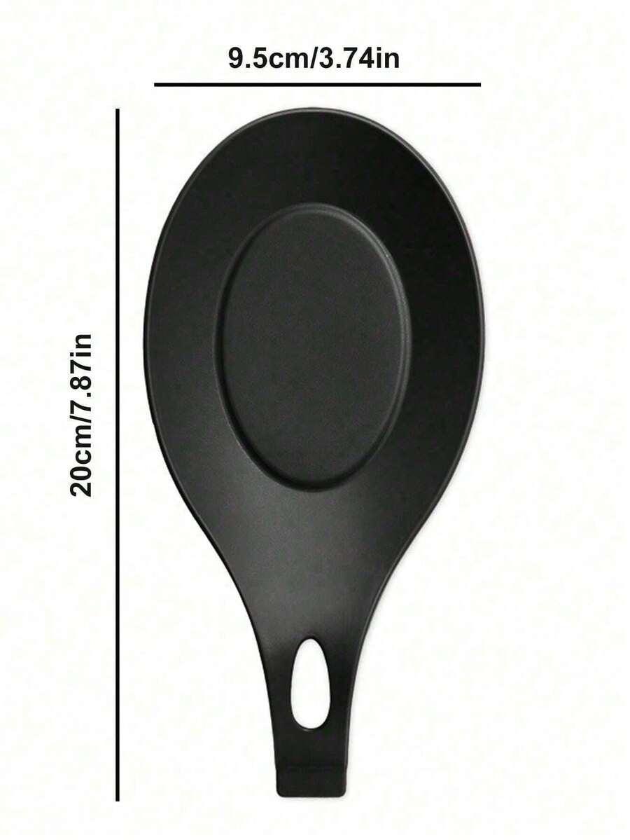 SHEIN CZARNA PODSTAWKA POD ŁYŻKĘ 9,5X20CM