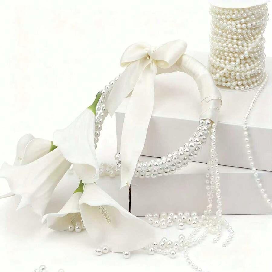 SHEIN SZTUCZNE KWIATY BUKIET ŚLUBNY S07__26X26CM