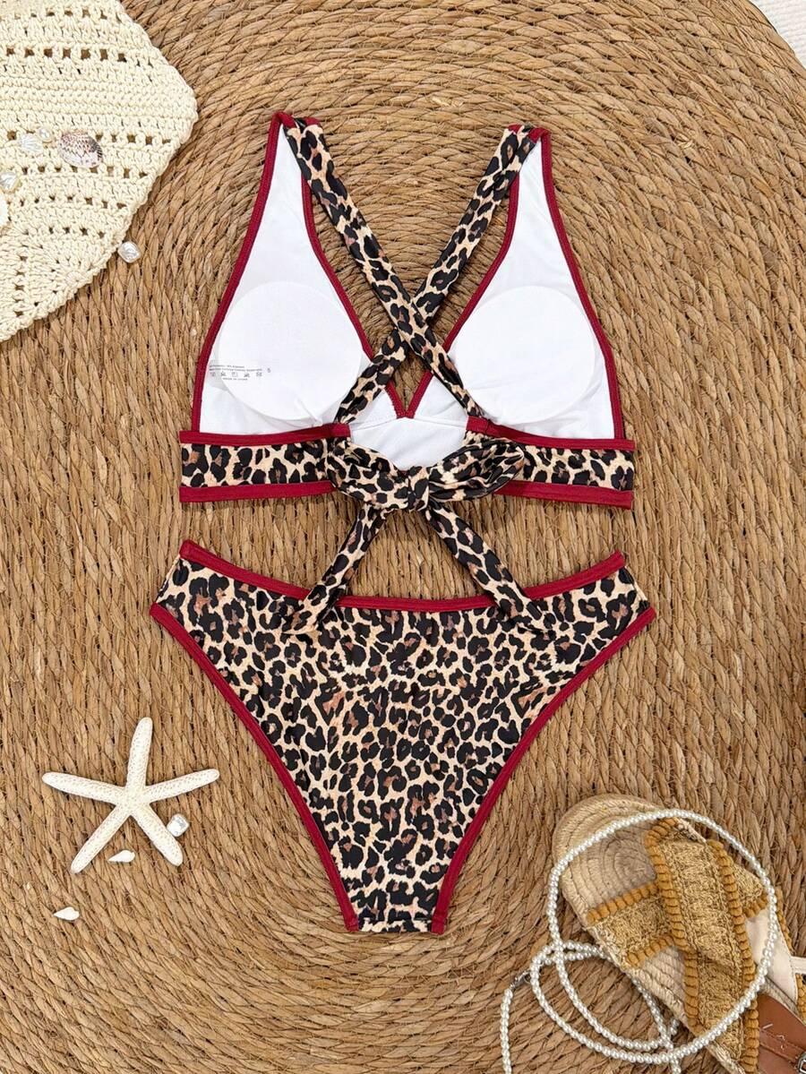 BONVOYETTE DWUCZĘŚCIOWY STRÓJ KĄPIELOWY ANIMAL PRINT S09__L
