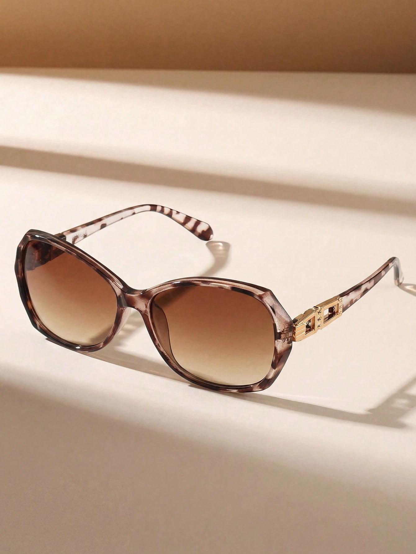 SHEIN OKULARY PRZECIWSŁONECZNE ANIMAL PRINT S07__