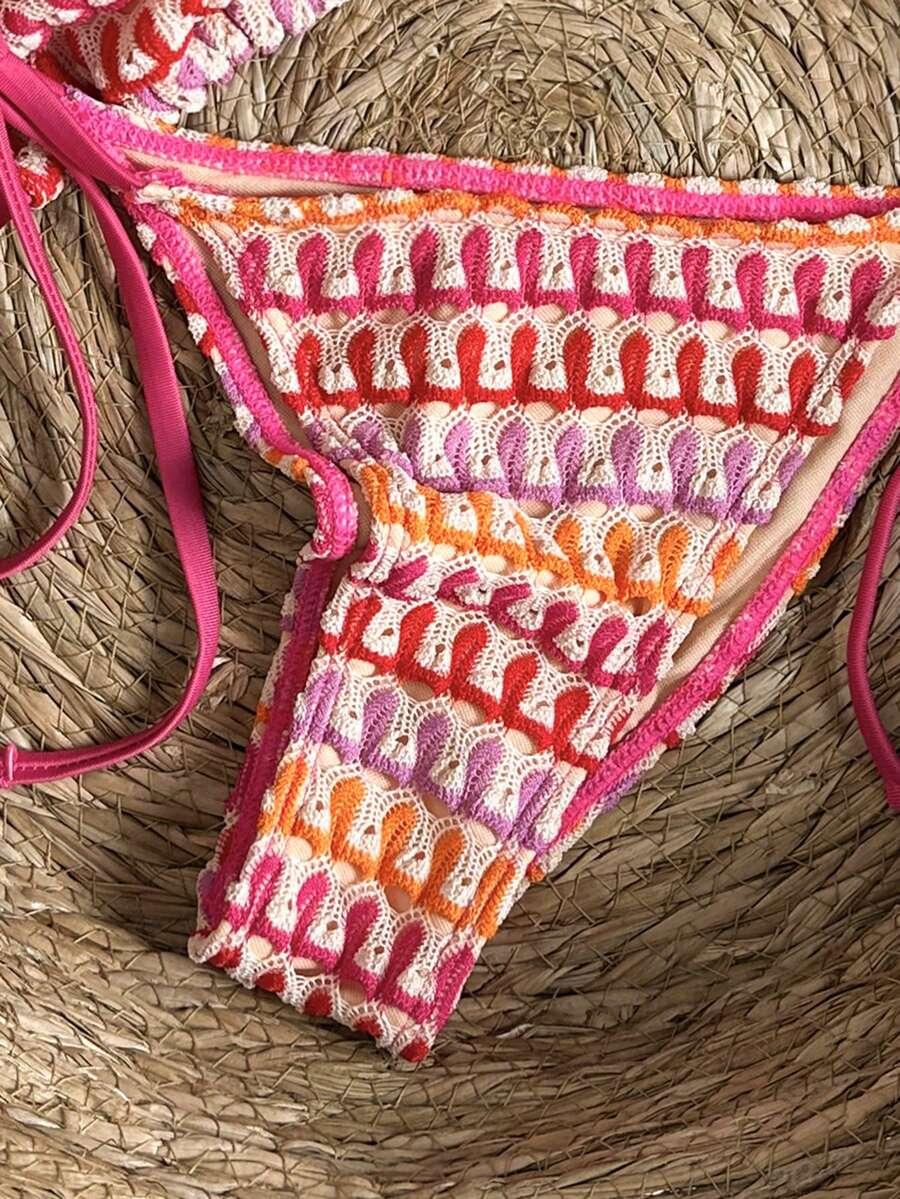 SHEIN DWUCZĘŚCIOWY STRÓJ KĄPIELOWY S09__M