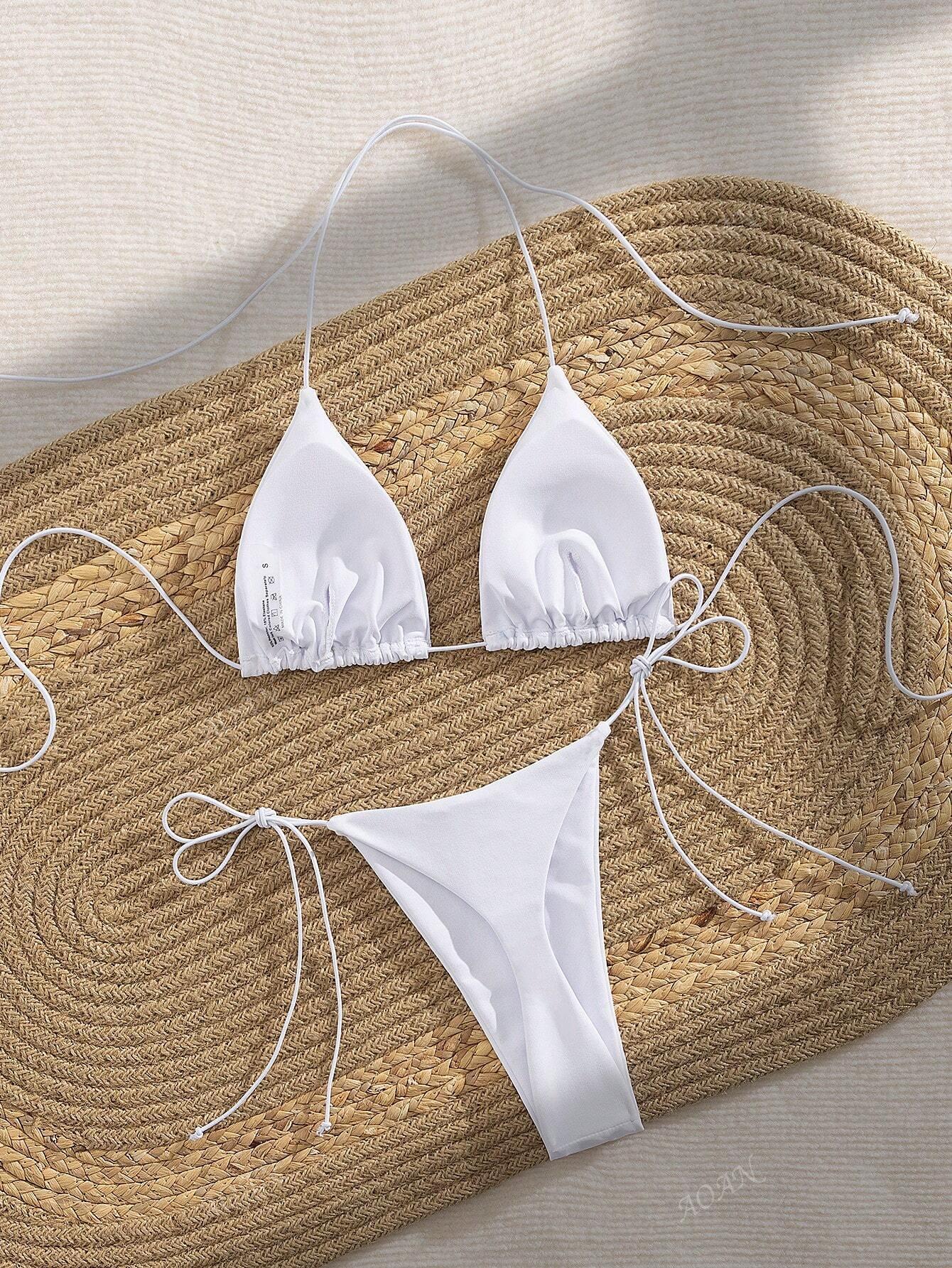 SHEIN DWUCZĘŚCIOWY STRÓJ KĄPIELOWY S09__XS