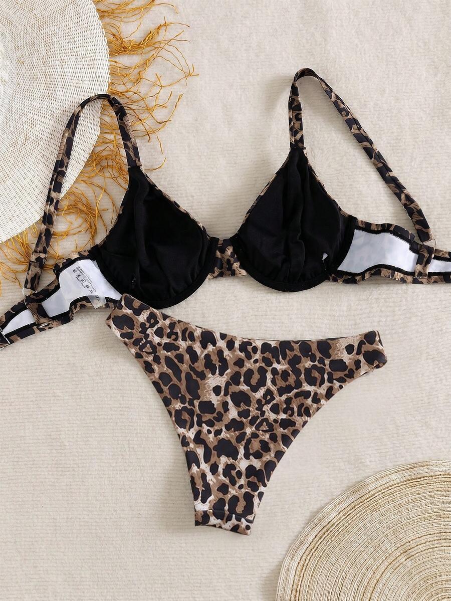 SHEIN DWUCZĘŚCIOWY STRÓJ KĄPIELOWY S09__38DD/L