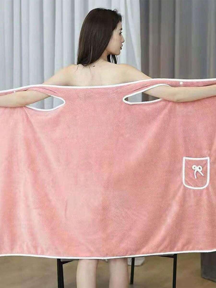 SHEIN NIEBIESKI RĘCZNIK SZLAFROK S07__80X135