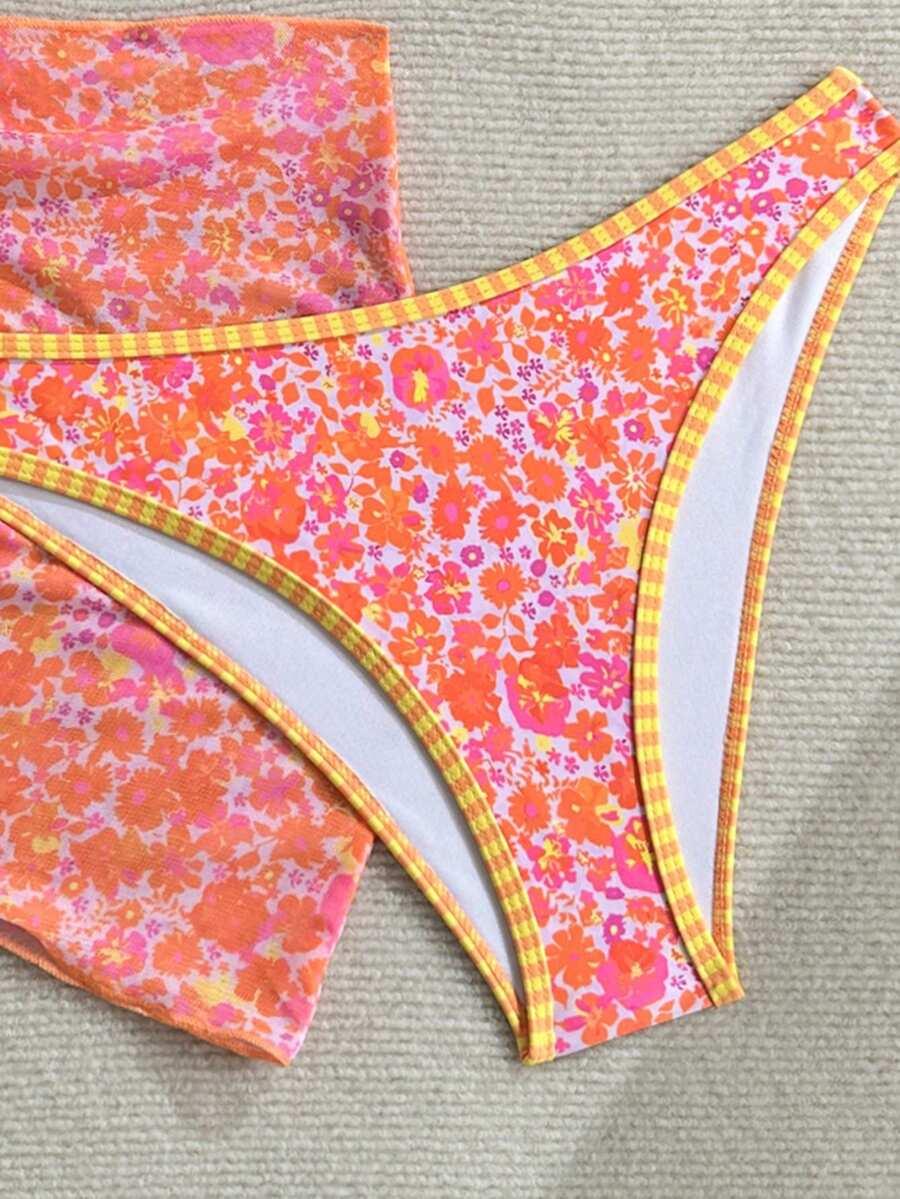 SWIM VCAY DWUCZĘŚCIOWY STRÓJ KĄPIELOWY CHUSTA KOMPLET S09__M