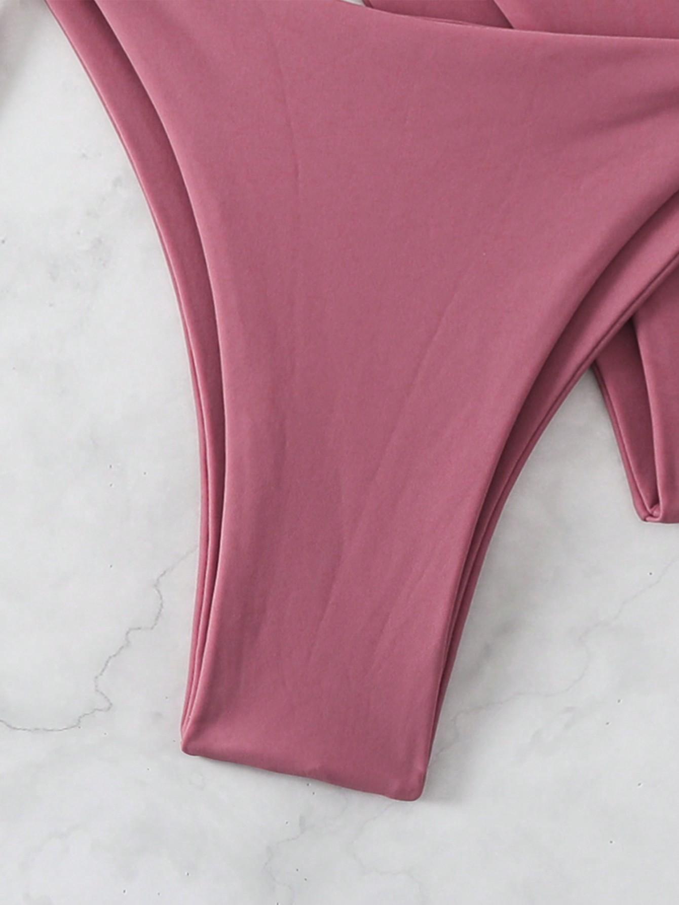 SHEIN TRZYCZĘŚCIOWY KOMPLET BIKINI S09__S