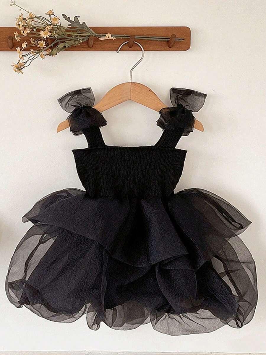 SHEIN CZARNA SUKIENKA TIUL S06__110