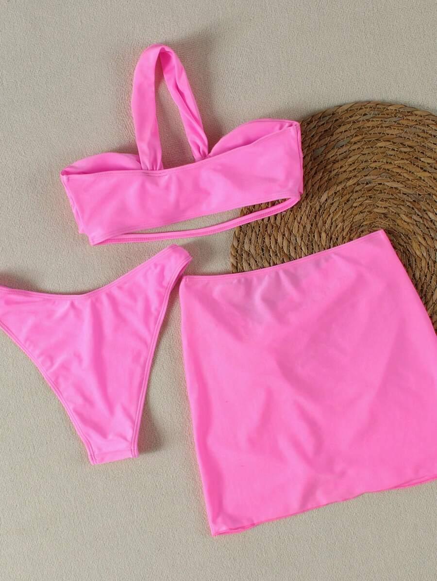 SHEIN DWUCZĘŚCIOWY STRÓJ KĄPIELOWY PAREO S09__S
