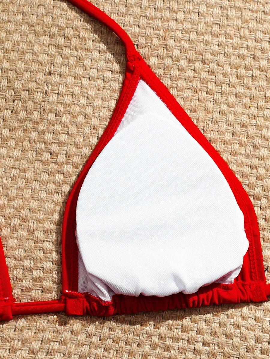 SHEIN DWUCZĘŚCIOWY STRÓJ KĄPIELOWY S09__M