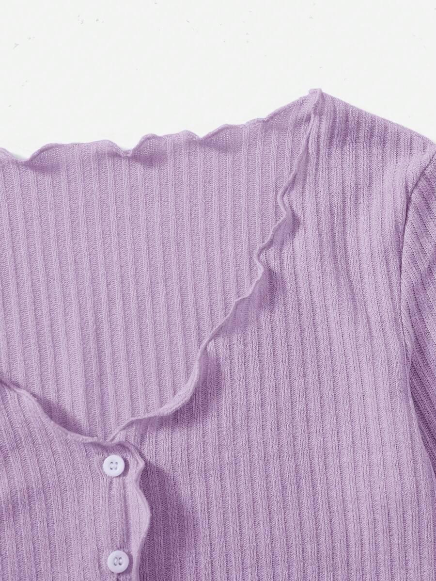 SHEIN FIOLETOWY SWETER CROP TOP S06__S