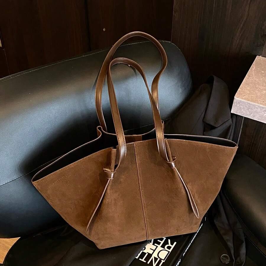 SHEIN TORBA NA RAMIĘ IMITACJA ZAMSZU S07__28X10X52