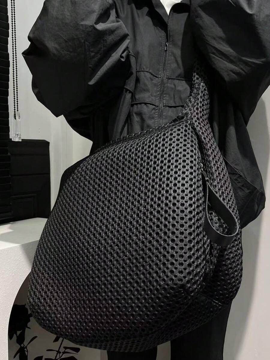 SHEIN CZARNA TOREBKA SIATECZKA S07__30X44
