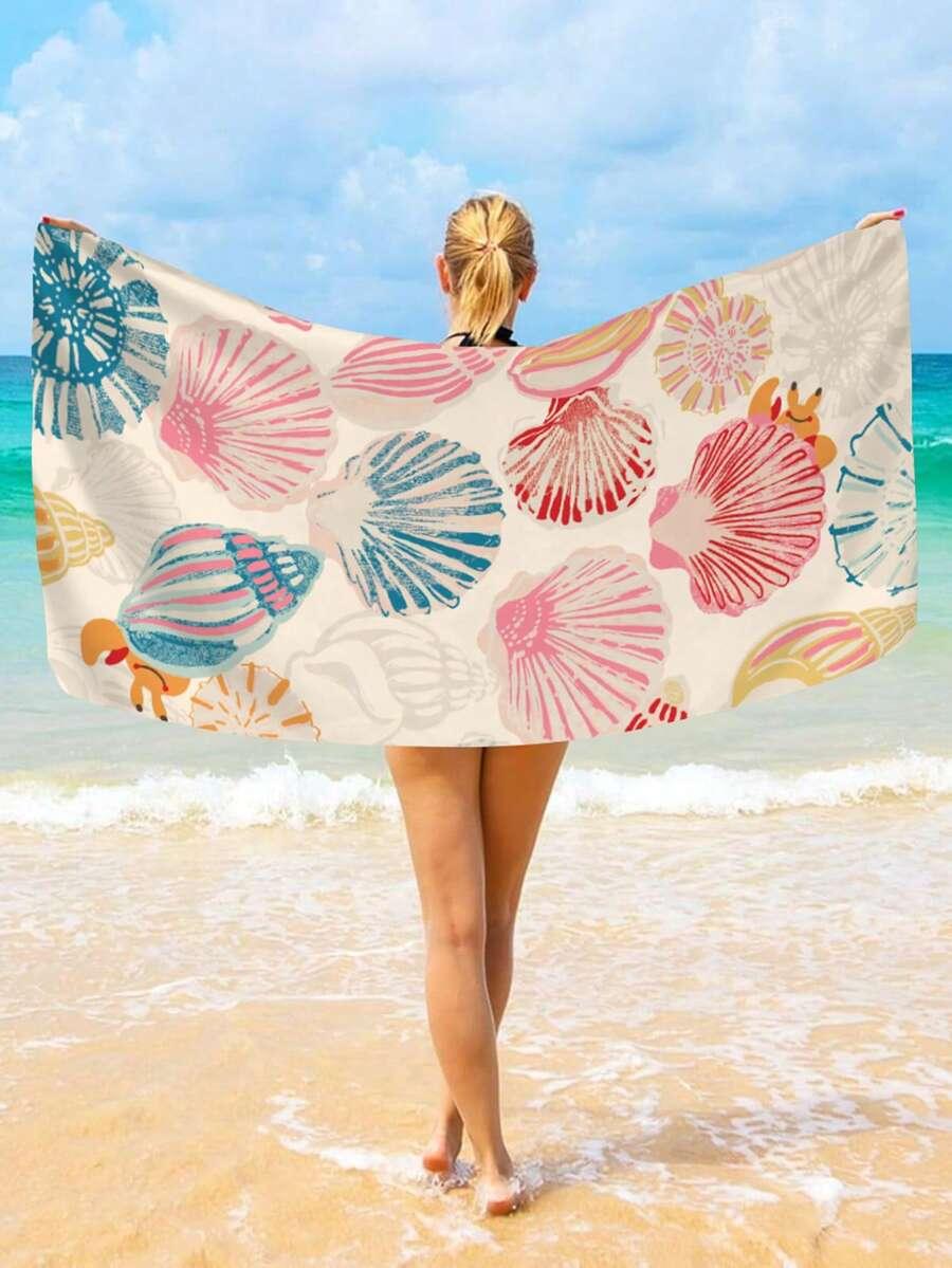 SHEIN RĘCZNIK PLAŻOWY WZÓR S07__75X150