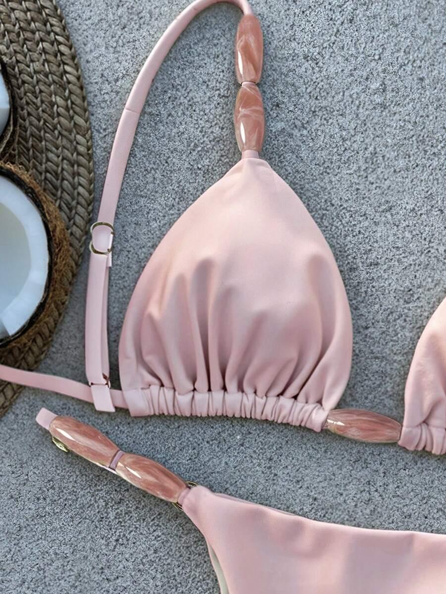 BIKINX RÓŻOWY DWUCZĘŚCIOWY STRÓJ KĄPIELOWY S09__S