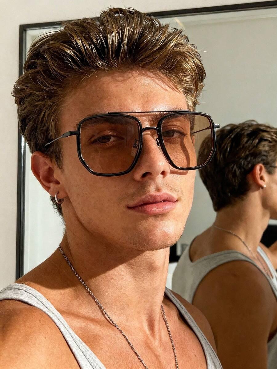 SHEIN CZARNE OKULARY PRZECIWSŁONECZNE S07
