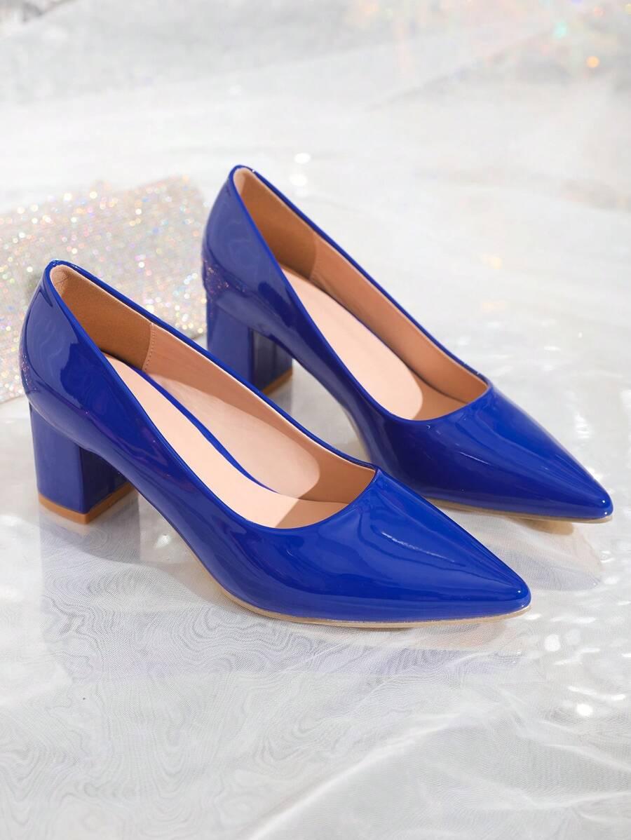 SHEIN NIEBIESKIE CZÓŁENKA SZPIC S06__37,5