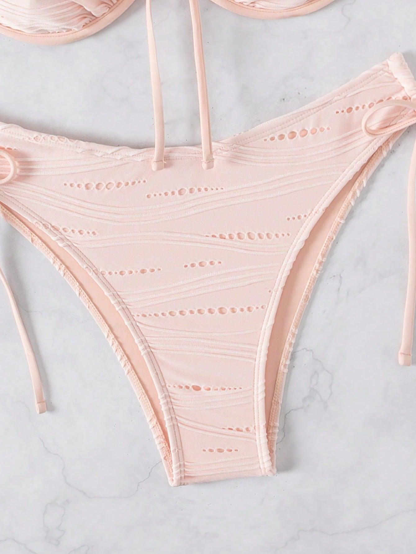 SHEIN DWUCZĘŚCIOWY STRÓJ KĄPIELOWY S09__XS