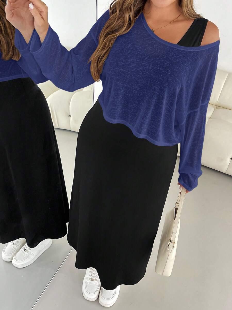 SHEIN SPÓDNICA BLUZKA KOMPLET S06__50