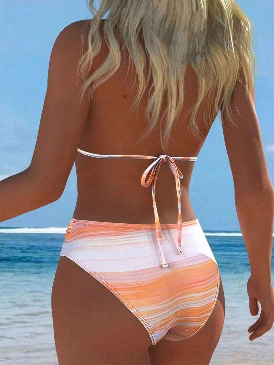 SHEIN DWUCZĘŚCIOWY STRÓJ KĄPIELOWY S09__M