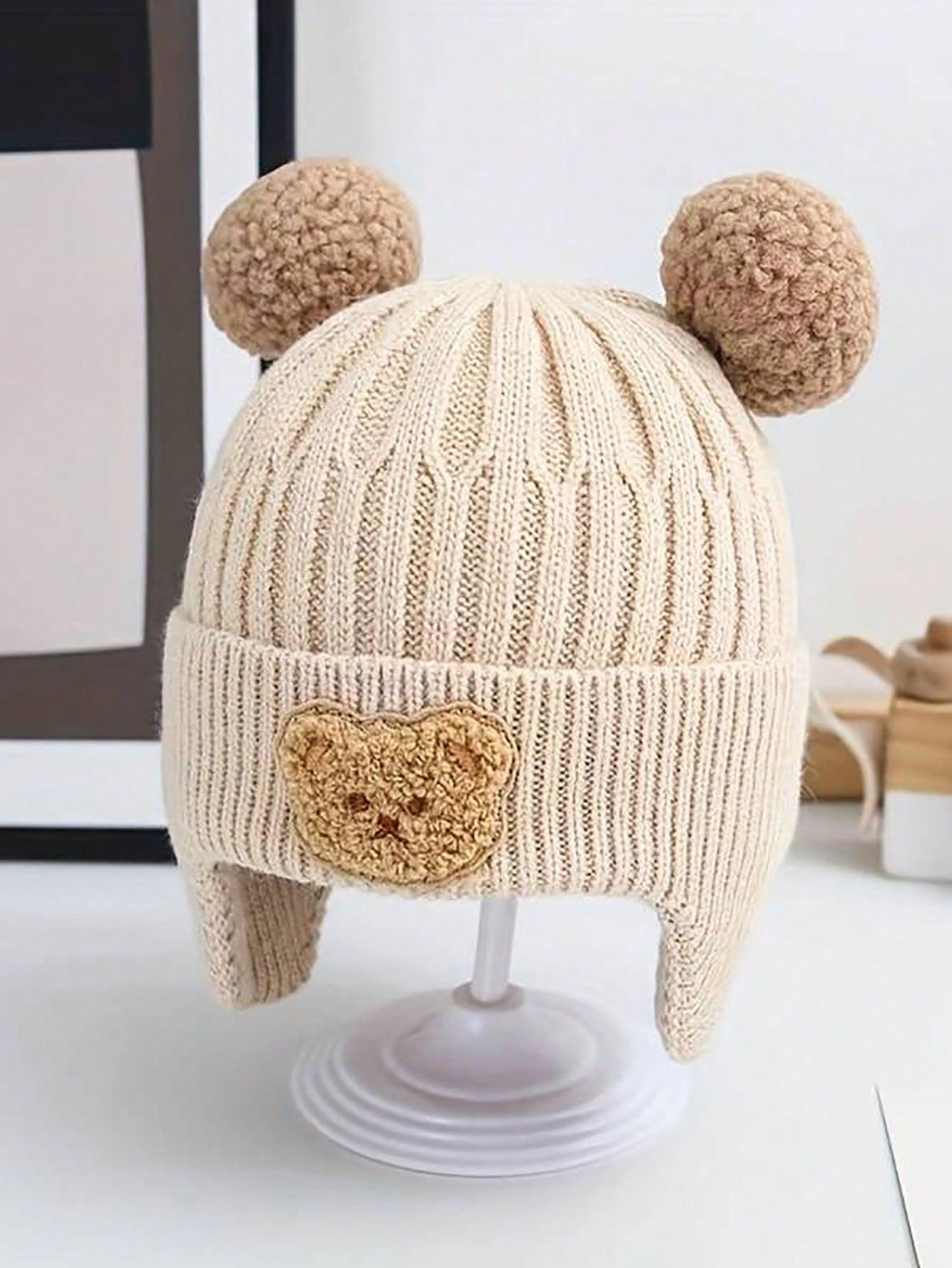 SHEIN BEŻOWA CZAPKA MIŚ W01__50