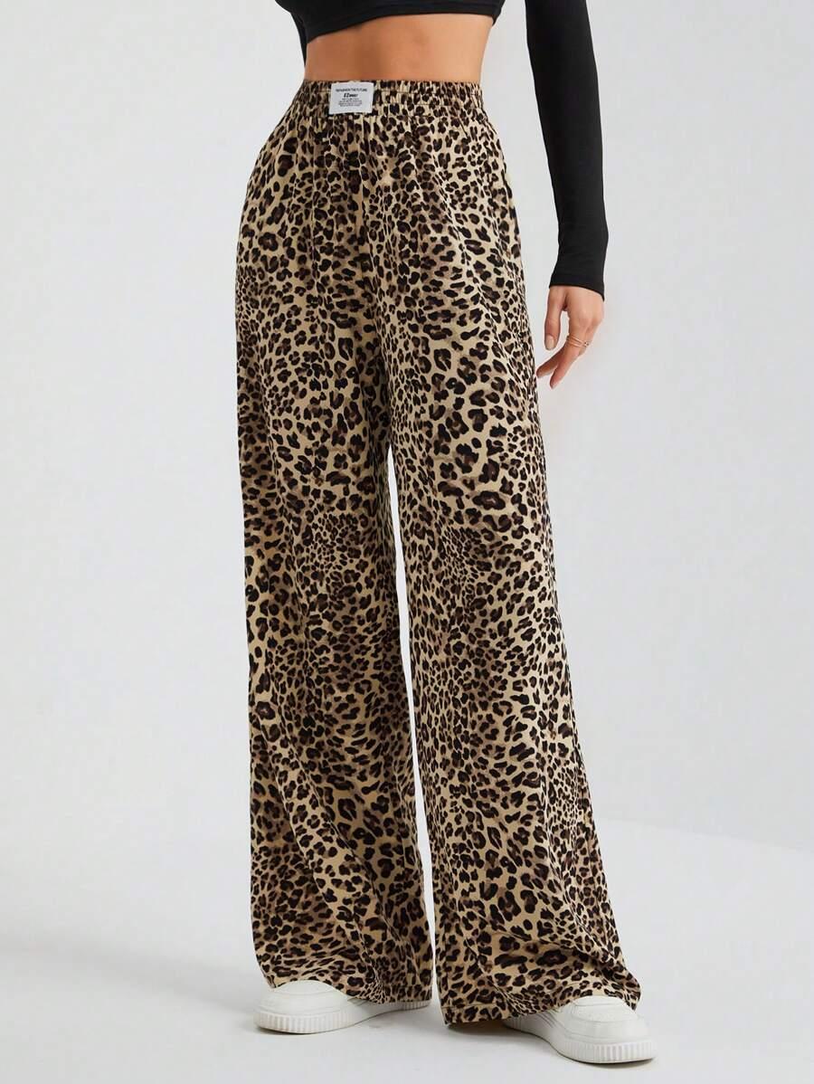 SHEIN SPODNIE ANIMAL PRINT S06__M