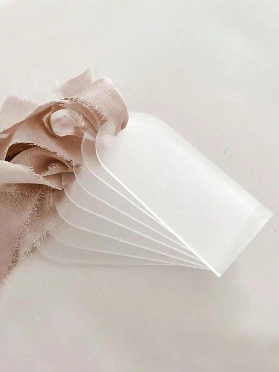 SHEIN BIAŁA ETYKIETKA ŚLUBNA S07__20-PACK