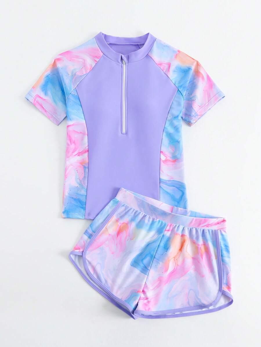 SHEIN DWUCZĘŚCIOWY STRÓJ KĄPIELOWY ZAMEK S06__140